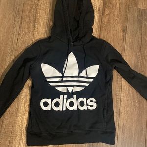 black adidas hoodie